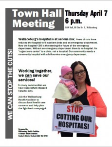 [final] Wallaceburg Town Hall Meeting poster