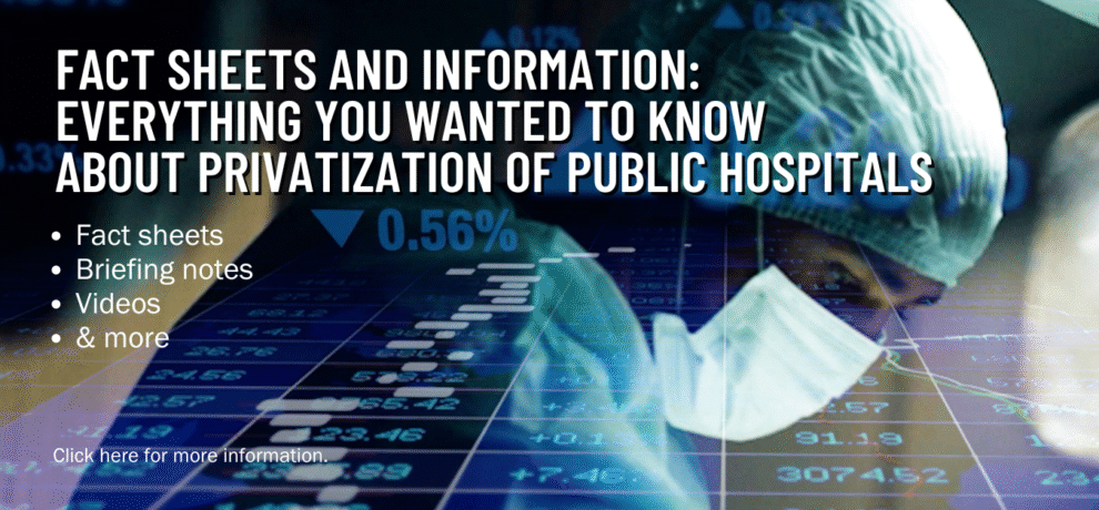 Fact Sheets & Info Hospital Privatization slide